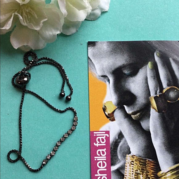 Sheila Fajl Amanda Bracelet, Gunmetal. Perfect Graduation or Bday Gift - Picture 2 of 7